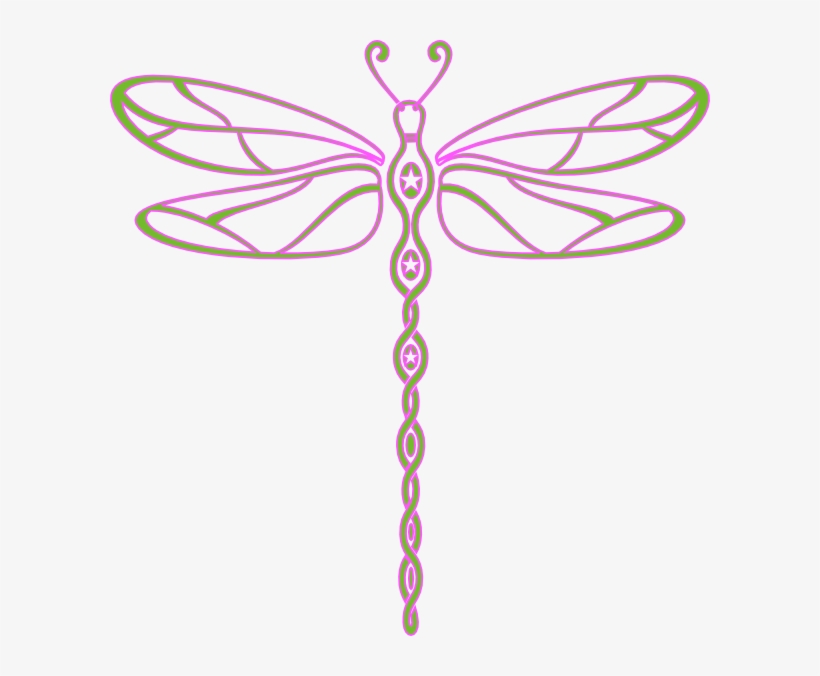 Small - Drawing Dragonfly, transparent png