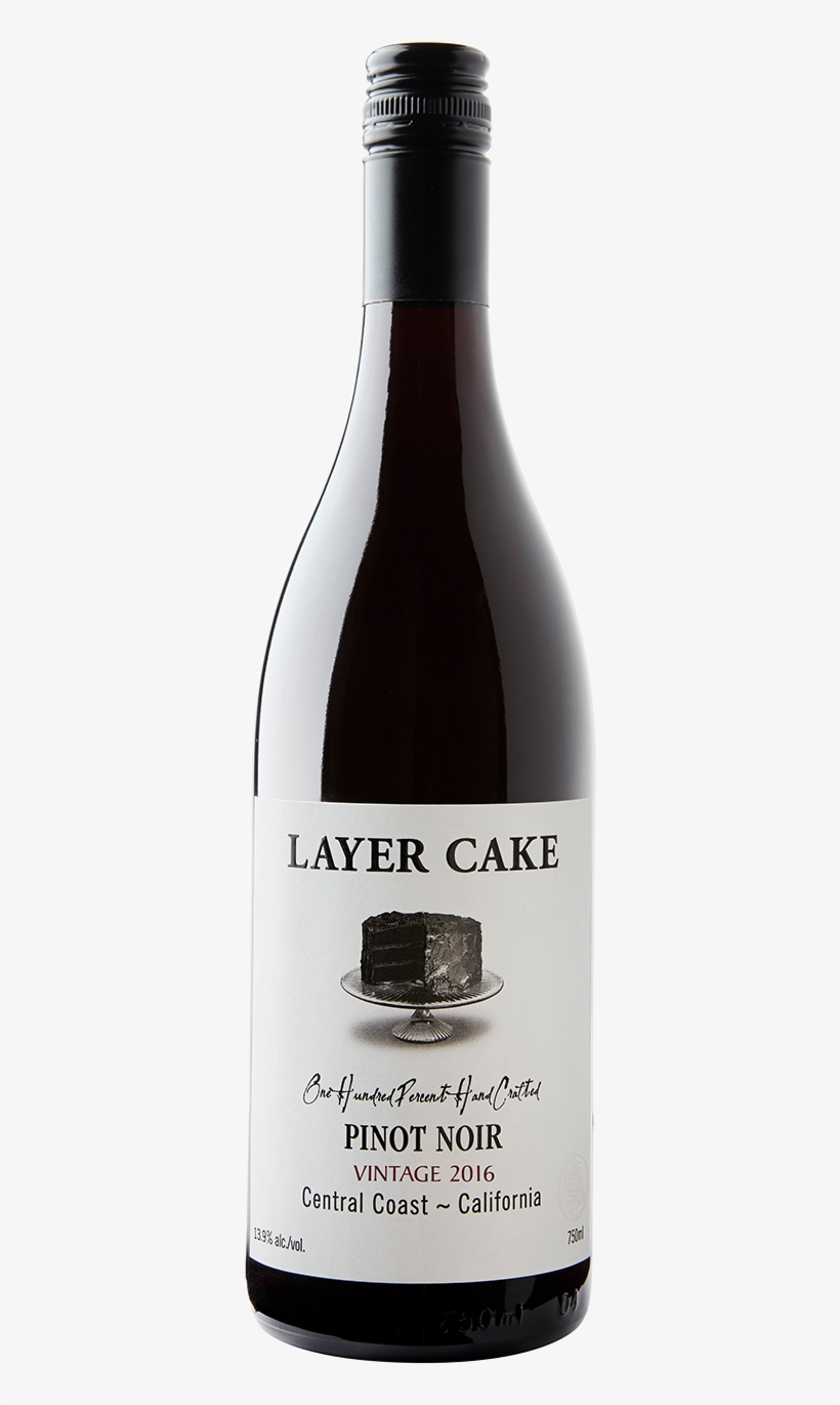 The Layer Cake Pinot Noir Has Expressive Notes Of Raspberry, - Layer Cake Central Coast Pinot Noir 2014, transparent png