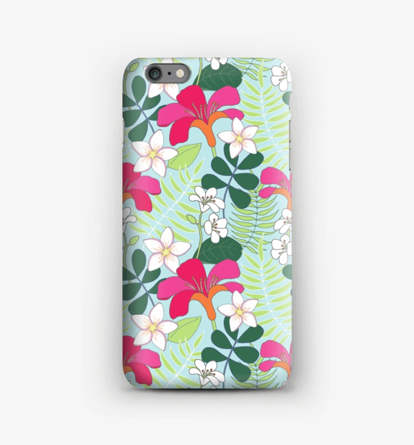 Tropical Flowers Case Iphone 6s Plus - Ipad Mini 2, transparent png