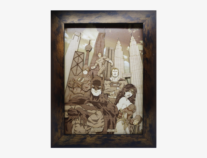 2-d Art Pieces - Justice League, transparent png