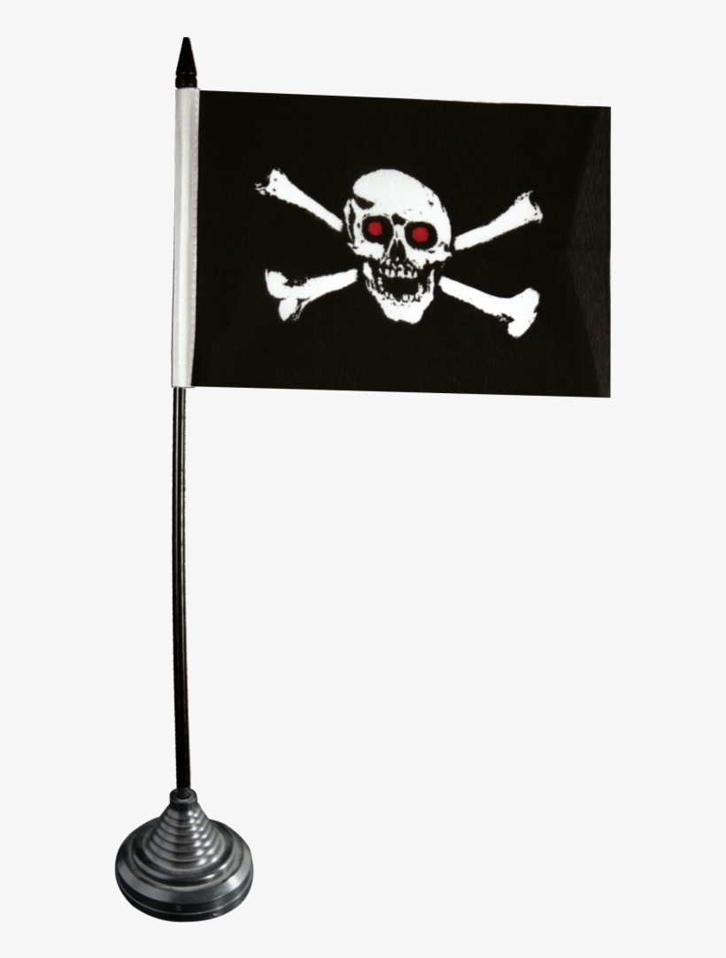 Pirate With Red Eyes Table Flag - Skull Red Eyes Pirate Flag - (5ft X 3ft), transparent png