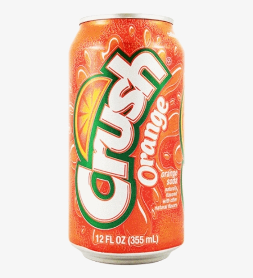 Crush Orange Soda 355 Ml Cans, 12/cs - Crush Orange Soda, 12 Fl Oz Cans, 12 Pack, transparent png