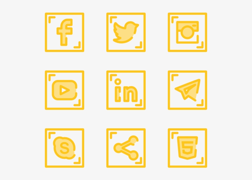 Social Media 49 Icons - Logos Redes Sociales, transparent png