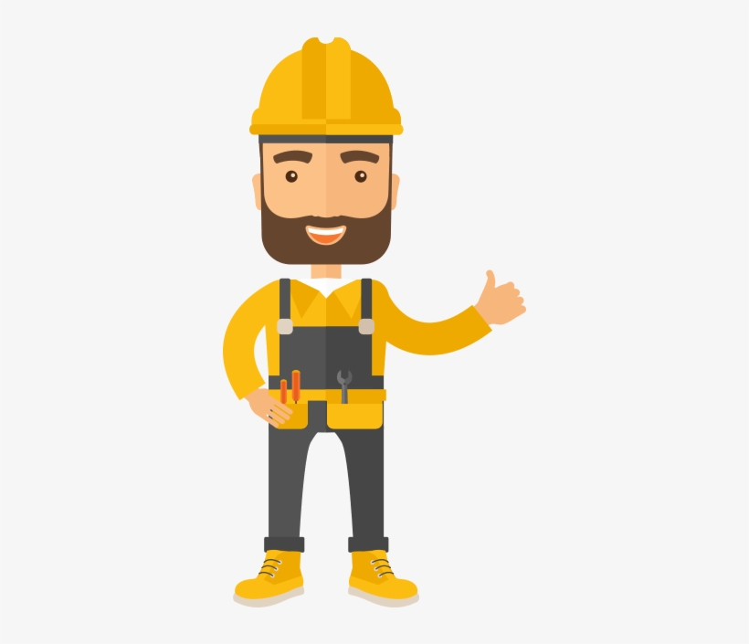 Sign Up On Vipeq - Clip Art Construction Worker, transparent png