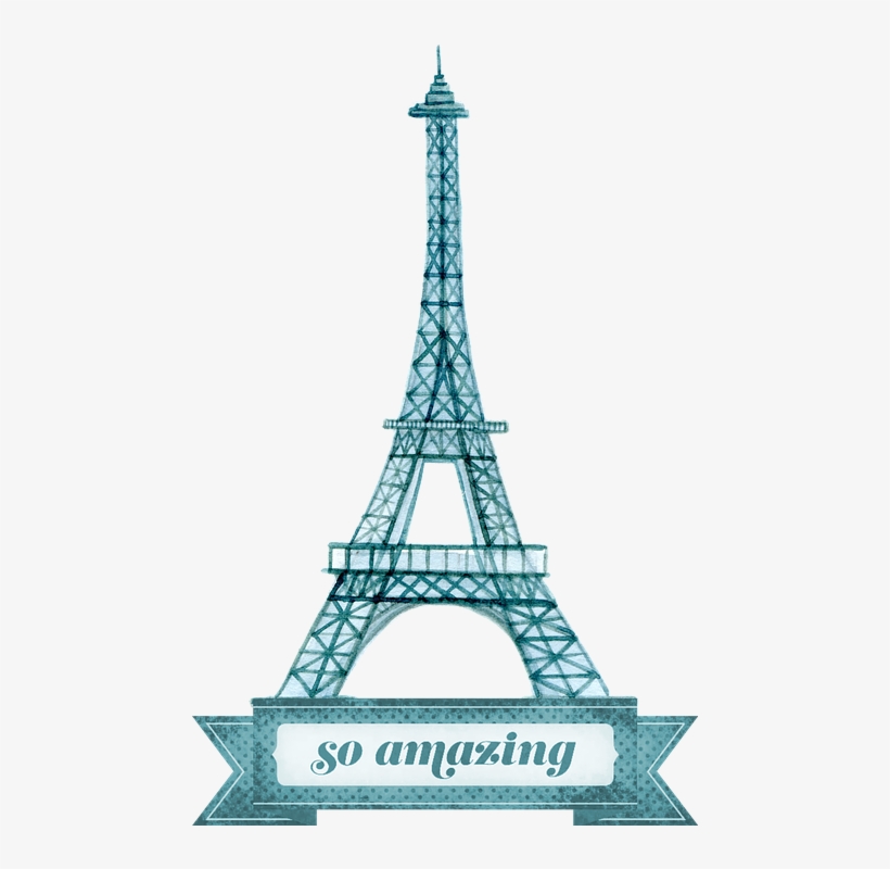 Eiffel Tower Png 12, Buy Clip Art - Composition Book: France [book], transparent png