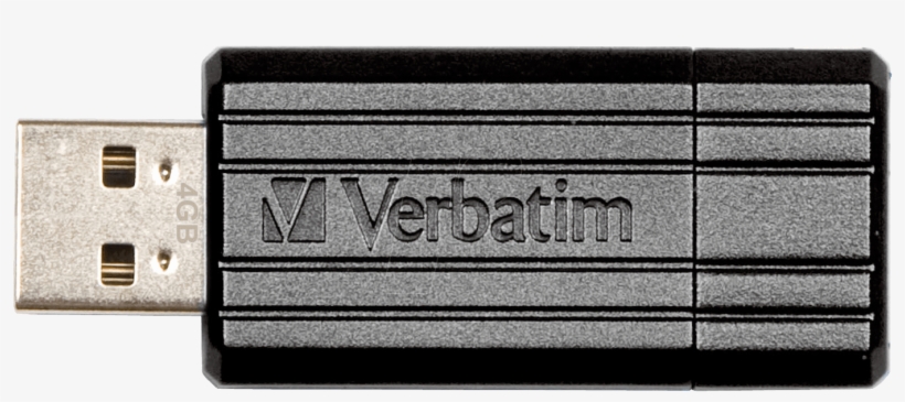 0 Stick, 32gb Verbatim Pinstripe Black Verbatim - Verbatim Pinstripe 128 Gb, transparent png