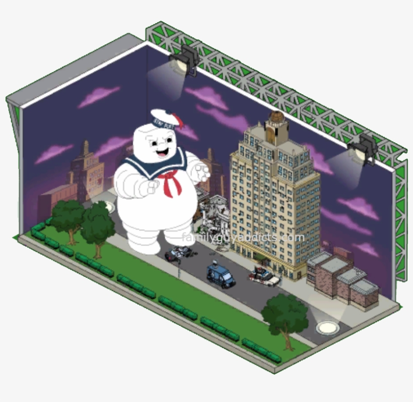 Nyc Skyline - Family Guy Quest For Stuff Ghostbusters, transparent png