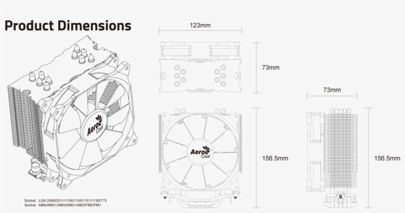 It Is Compatible With Most Cpus Due To A Compact Design - Diagram, transparent png