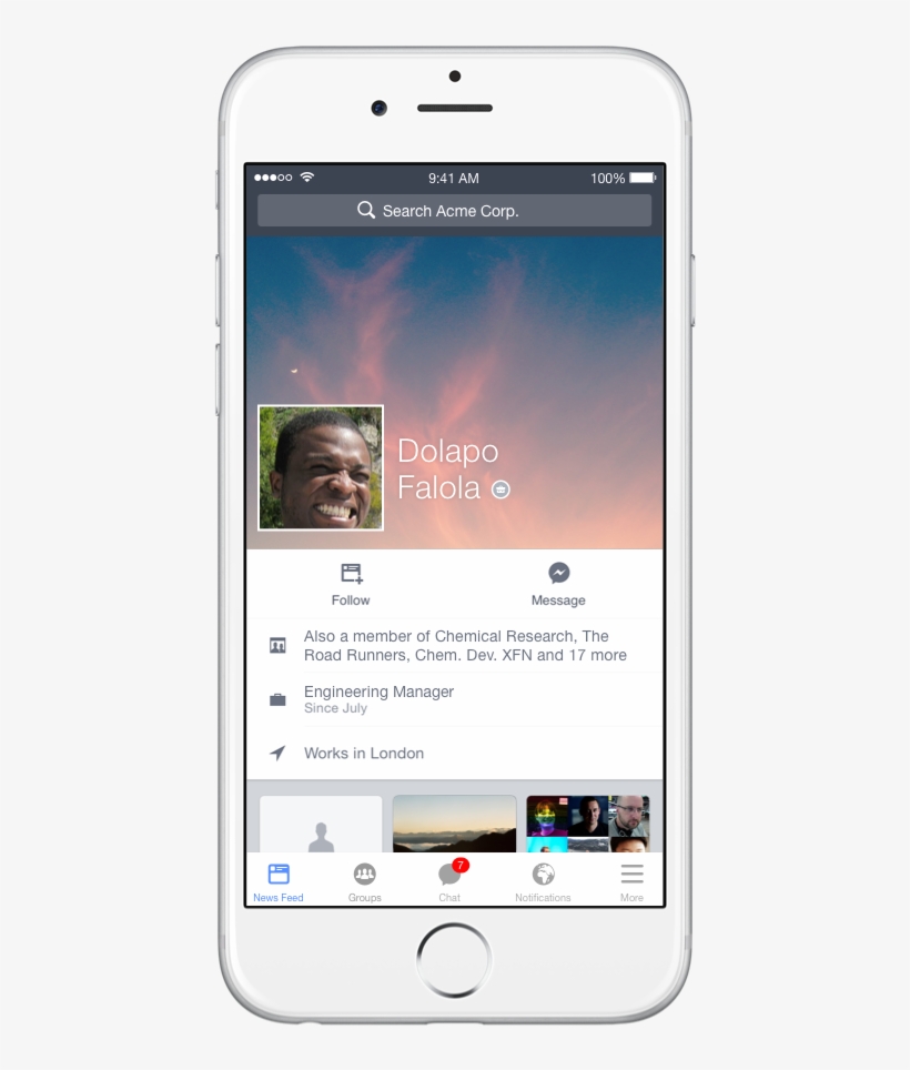 Facebook For Work - Facebook, transparent png