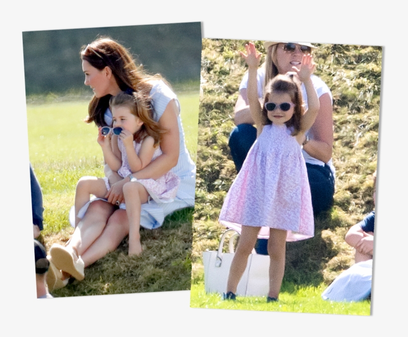 Princess Charlotte Dons Sunglasses And Prince George - Princess Charlotte Of Cambridge, transparent png