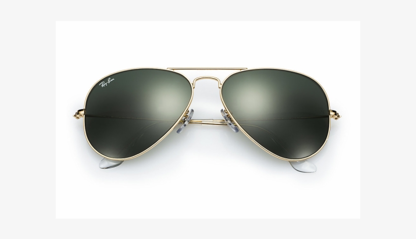 Aviator Sunglasses Png Green - Ray Ban Rb3025 Aviator Sunglasses - Gold 001/58 - Size, transparent png