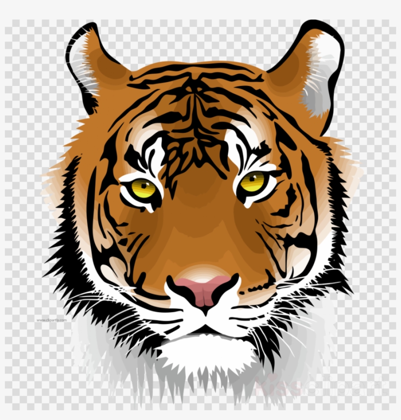 Download Tiger Face Png Clipart Clip Art Tiger Face - Tiger Clip Art Free, transparent png