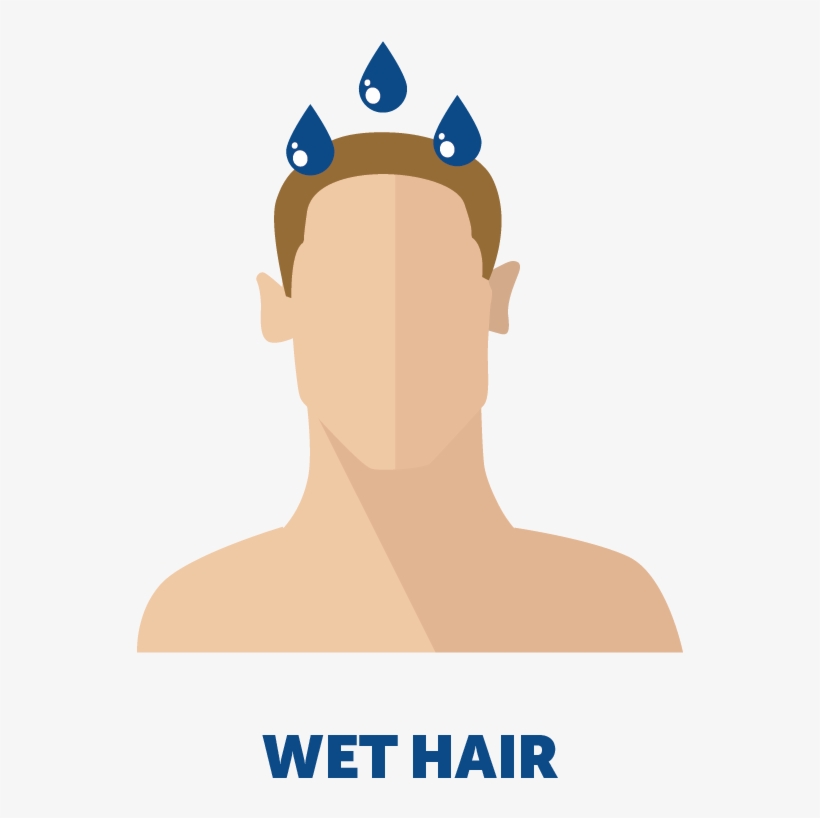 Pregaine Wet Hair - Hair, transparent png