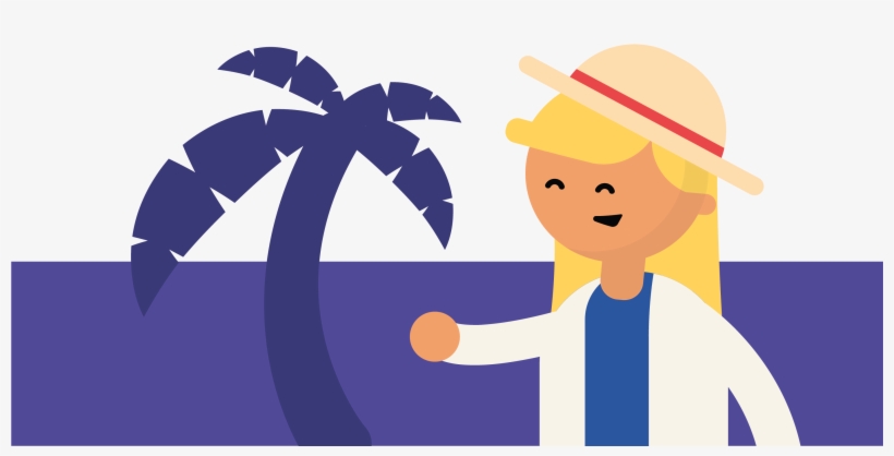 Happy Person On Holiday - Person, transparent png