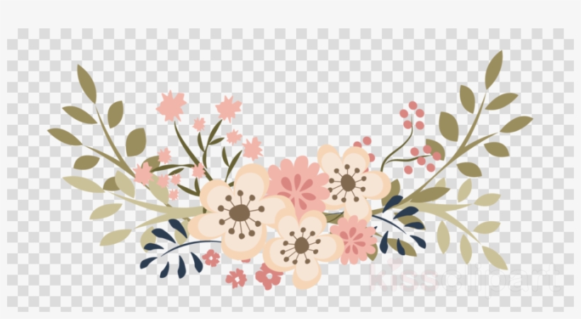 Lavender Floral Wreath Clipart Floral Design Wedding - Wedding, transparent png