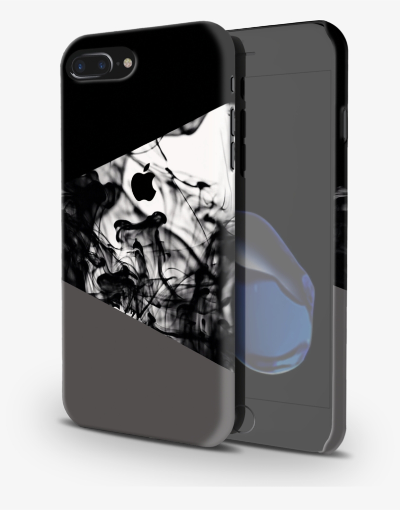 Grey Splash Cover Case For Iphone 7/8 Plus - Mobile Phone Case, transparent png