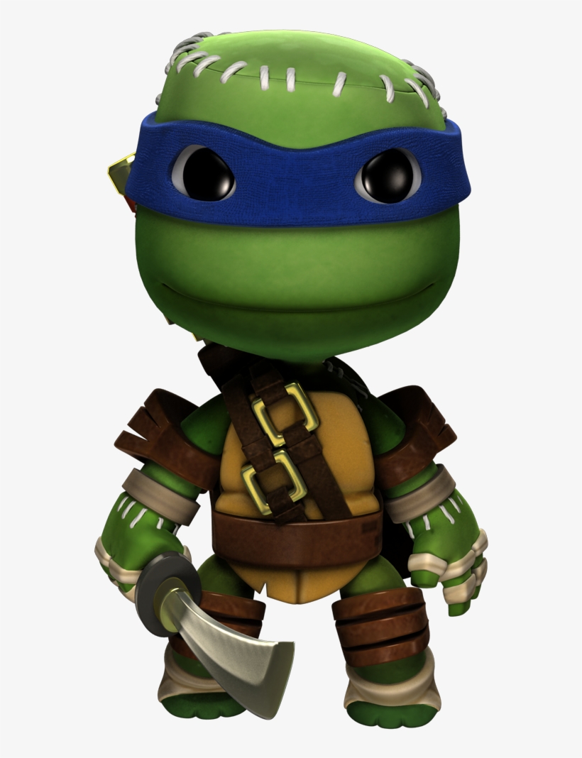Leonardofront - Little Big Planet 3 Teenage Mutant Ninja Turtles, transparent png