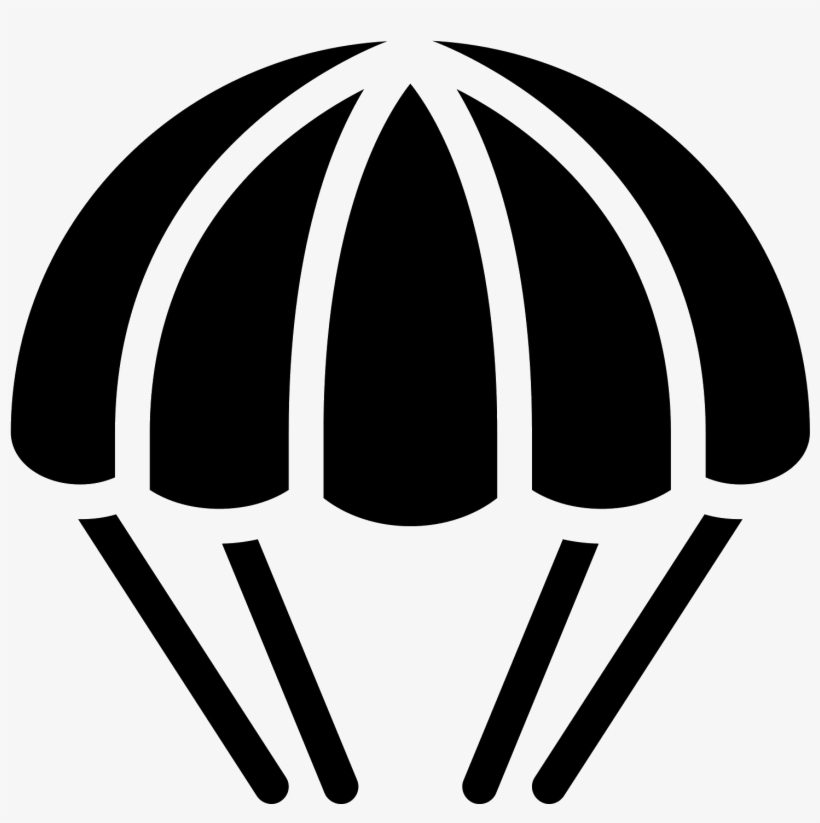 Parachute Filled Icon, transparent png