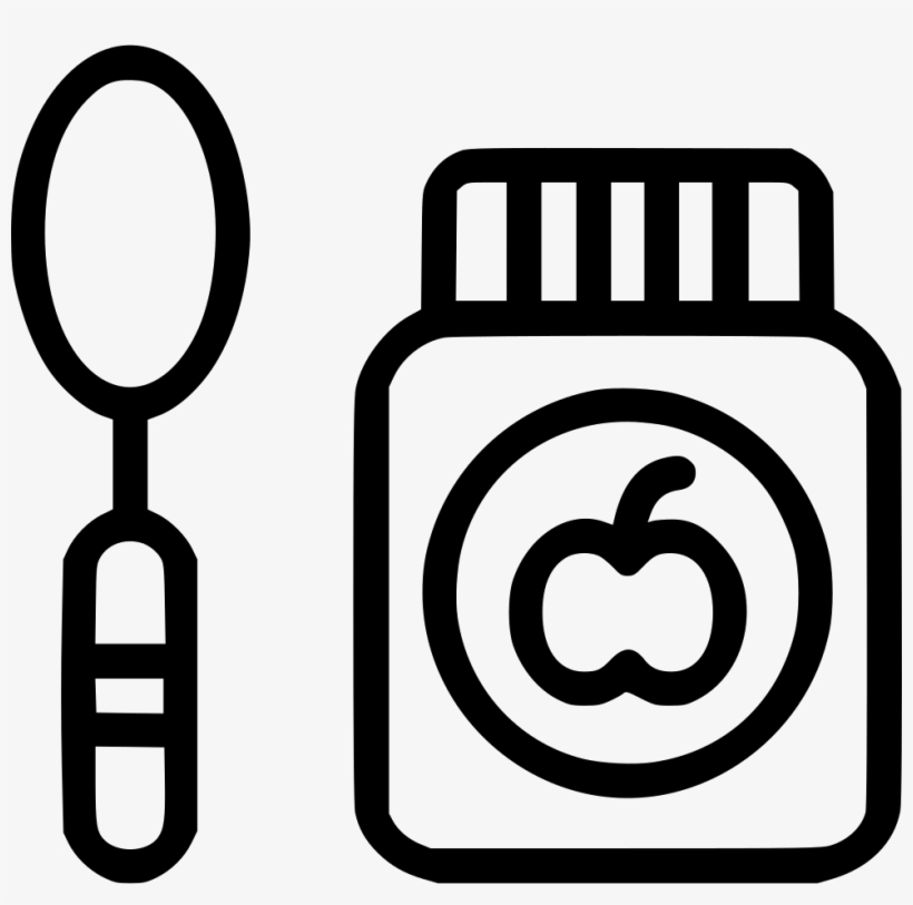 Baby Food Free Icon - Baby Food Jar Clip Art, transparent png