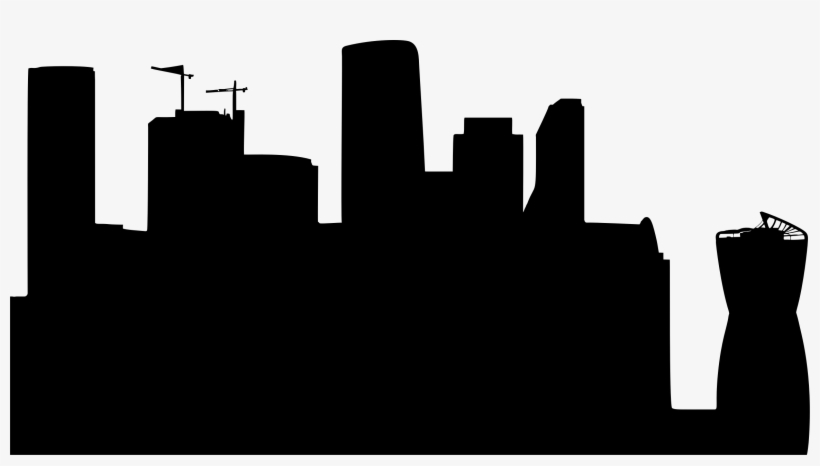 Skyline Silhouette Moscow Black Cityscape - Skyline, transparent png