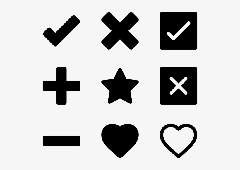 Rating & Validation Set - Tick And Cross Vector, transparent png