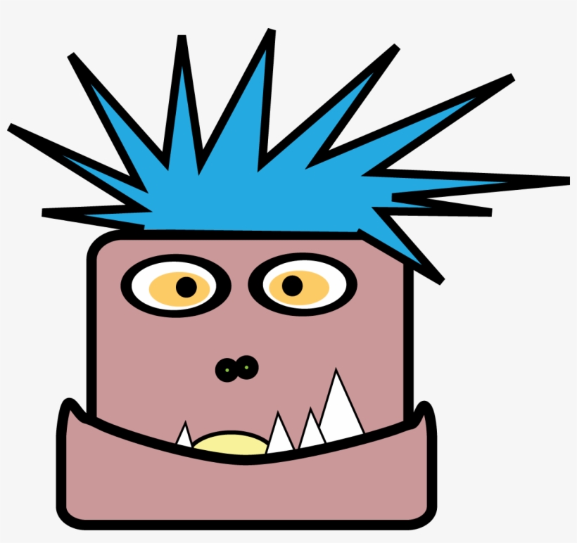 Divide Conquer - Monster Head Clip Art, transparent png