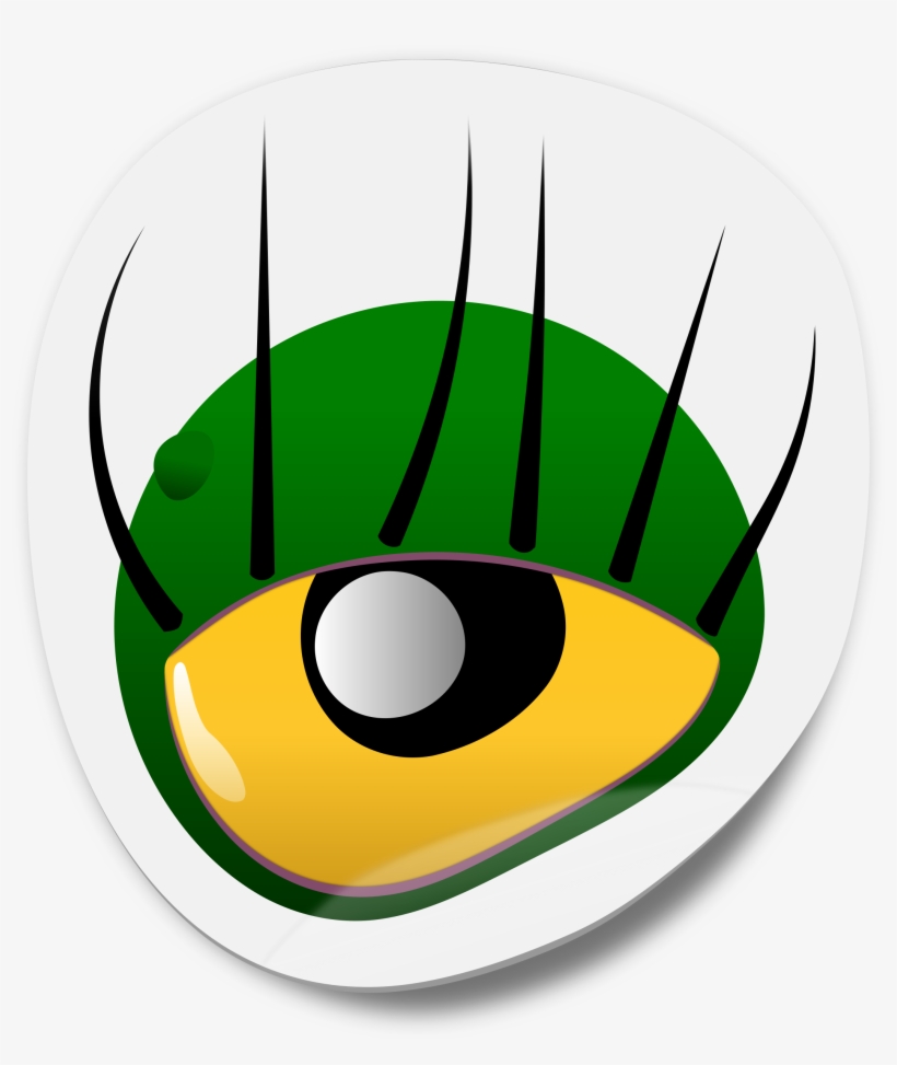Big Image - Cartoon Monster Eyes, transparent png