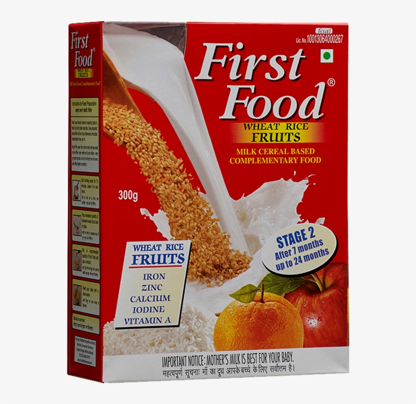 First Food Wheat Rice Fruits Stage 2 Refill - First Food, transparent png
