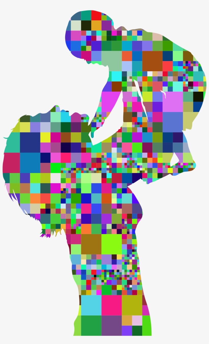 This Free Icons Png Design Of Prismatic Mosaic Mother, transparent png