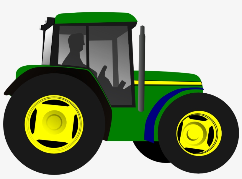 Tractor Trailer Clipart At Getdrawings - Stickers Tractor, transparent png