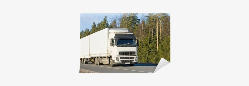 White Blank Tractor Trailer Truck Of "business Vehicles" - Truck, transparent png