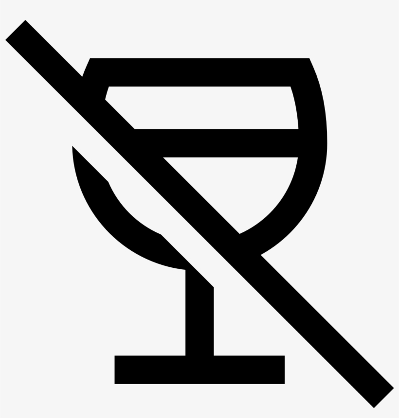 This Is A Drawing Of A Wine Glass That Is Most Of The - Non Alcoholic Icon, transparent png