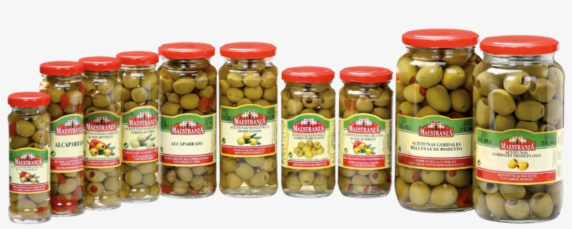 Green And Black Olives In Glass Jar - Food Preservation, transparent png