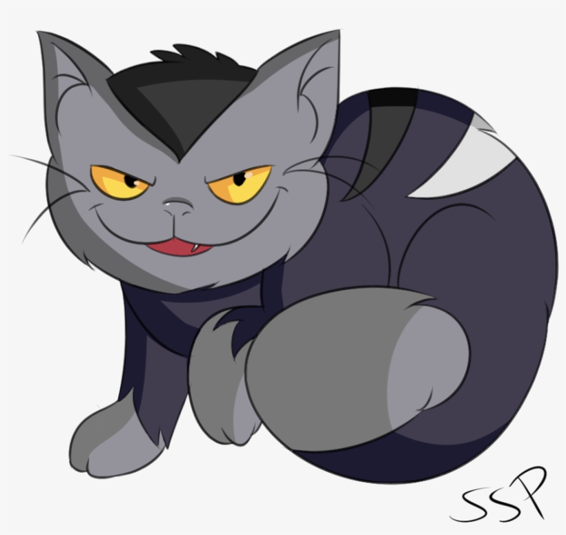 Early Fanart I Made For The Classic Madcat From Inspector - Cat Png Cartoon Mad, transparent png