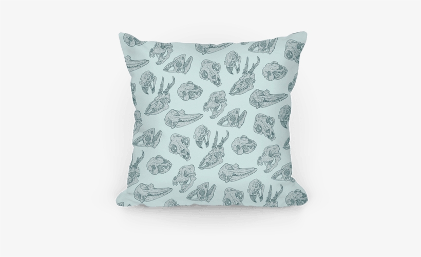 Animal Skull Pattern Pillow - Pillow, transparent png