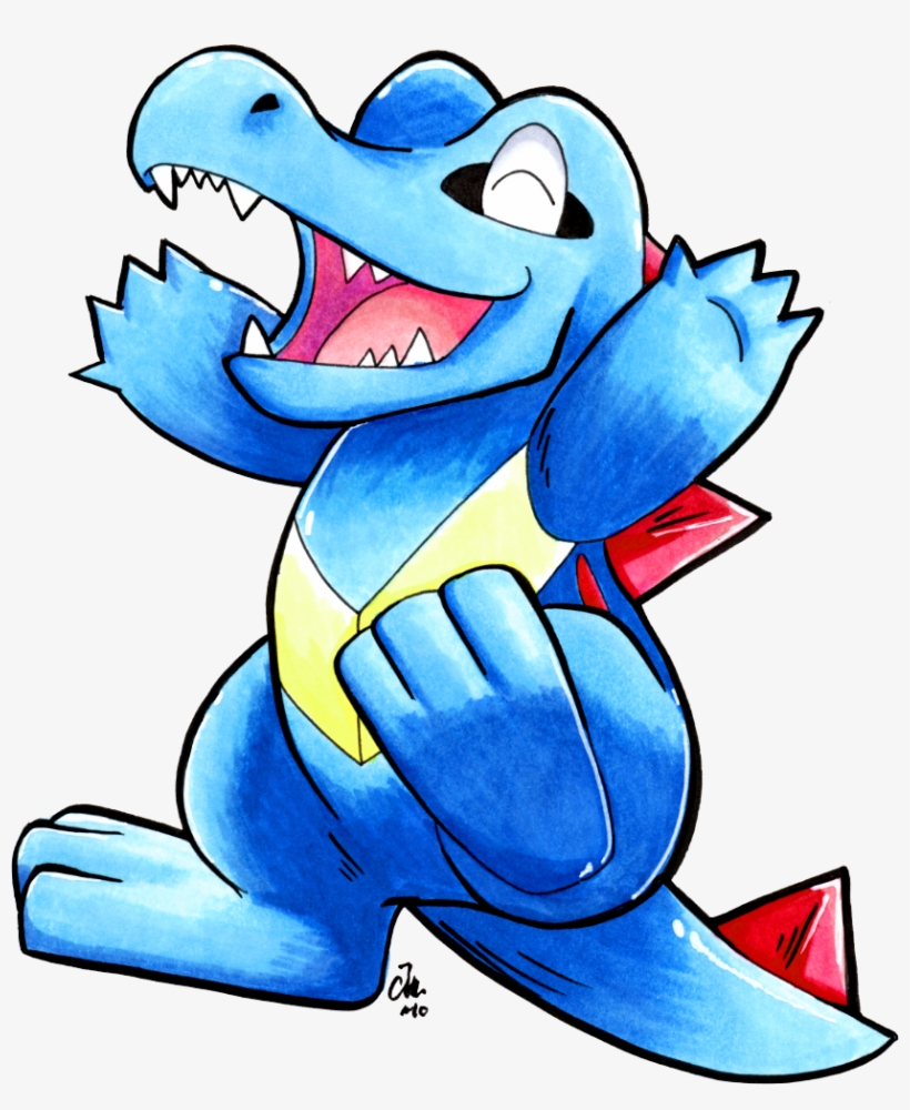 Student Totodile - Cartoon, transparent png