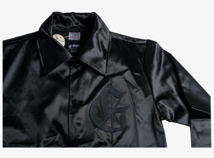 G Eazy Partners With Ebbets Field Flannels For A Sportswear - Leather Jacket, transparent png
