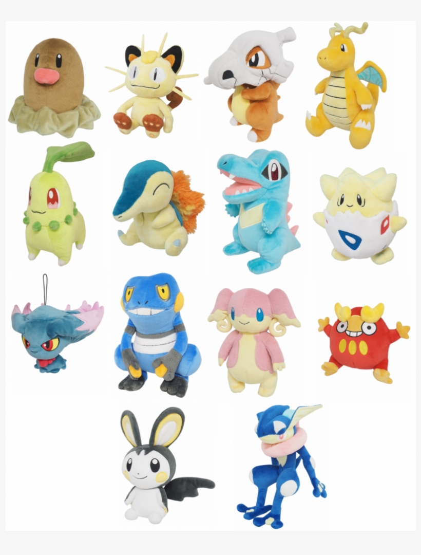 New *san-ei* All Star Collection Series 4 - Pokemon: Stuffed Toy Greninja (s), transparent png