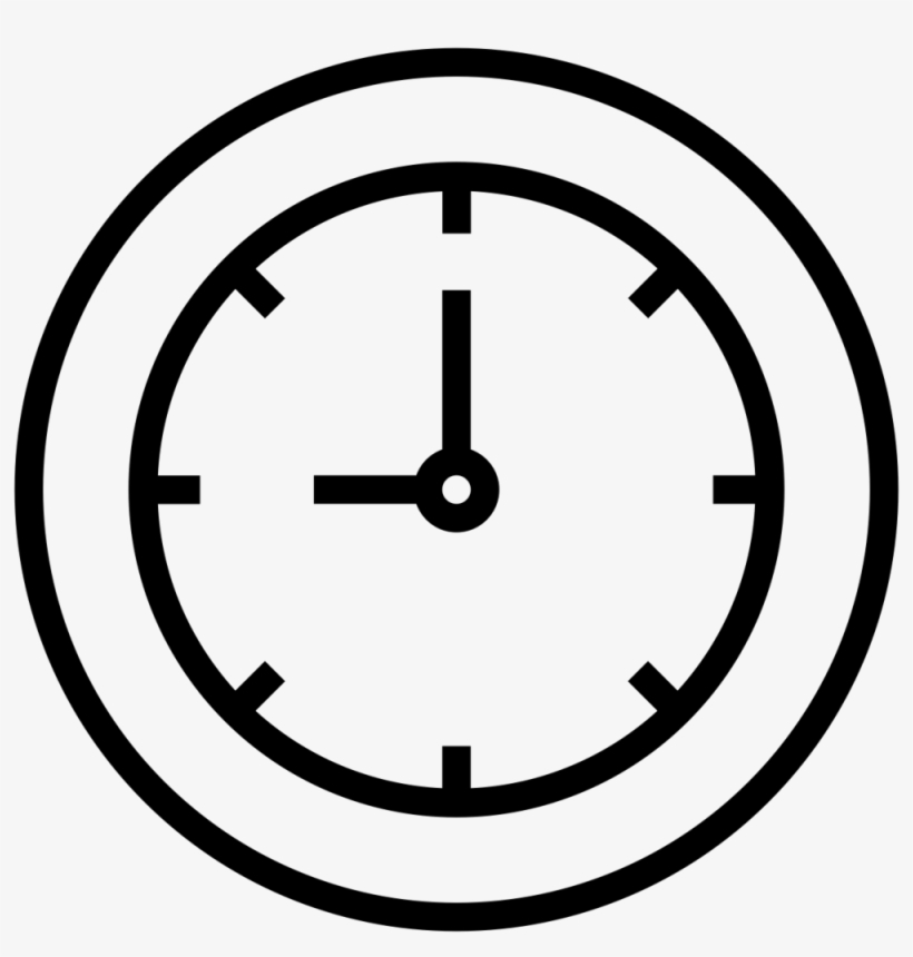 Clock - Icon 24 7 Yellow, transparent png