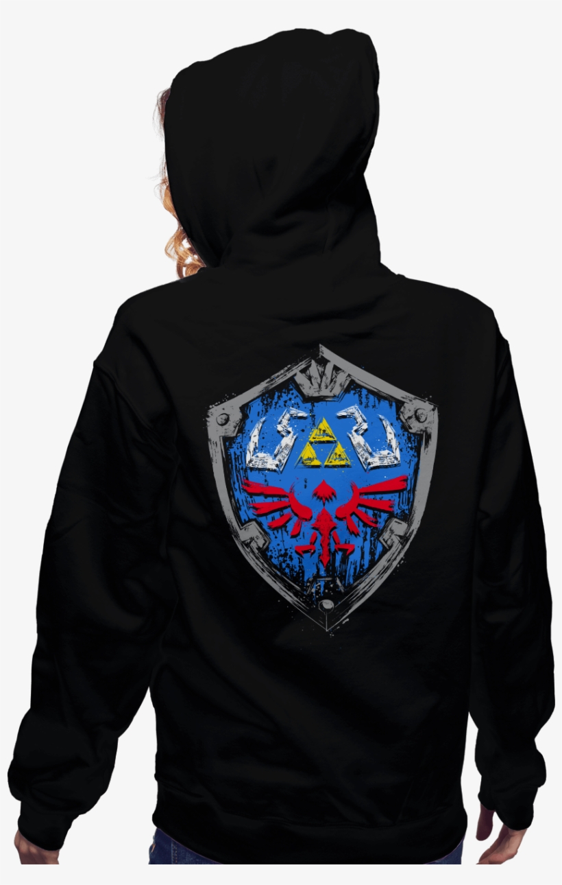 Hylian Shield - Hoodie, transparent png
