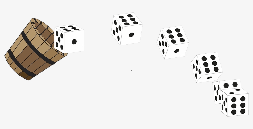 Goblet, Dice, Cubes, Game, Random - Dice, transparent png