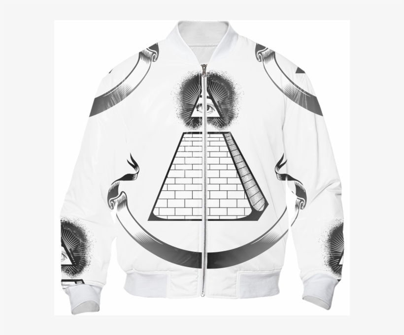 Illuminati Bomber Jacket $120 - Jacket, transparent png