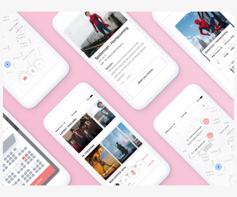 Movie Ticket Dribbble - Feature Phone, transparent png
