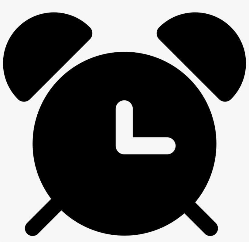 Alarmclock With Bells Comments - Symbole Reveil, transparent png