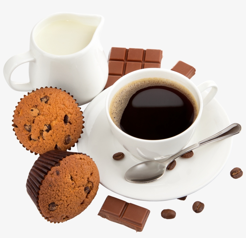 With Milk Muffins And Png Picture View - Good Morning Tea Cup, transparent png