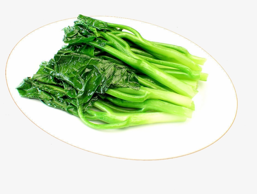 Chinese Broccoli Vegetable Spinach Food - Chinese Broccoli, transparent png