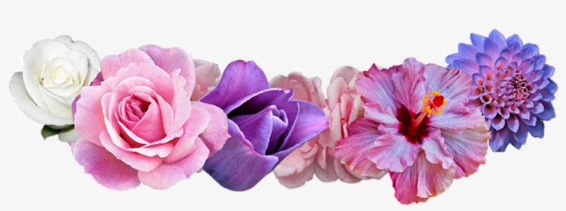 Flower Flowers Flowerband Flowercrown Headband Overlay - Flower Crown Png, transparent png