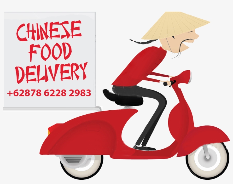 Chinese Food Delivery - Repartidor De Comida China, transparent png