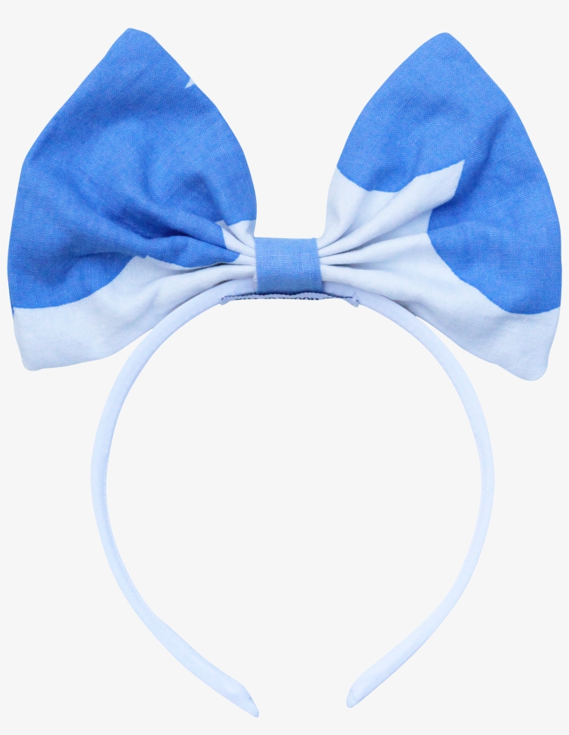 Big Bow Headband In Cloud Print - Headband, transparent png