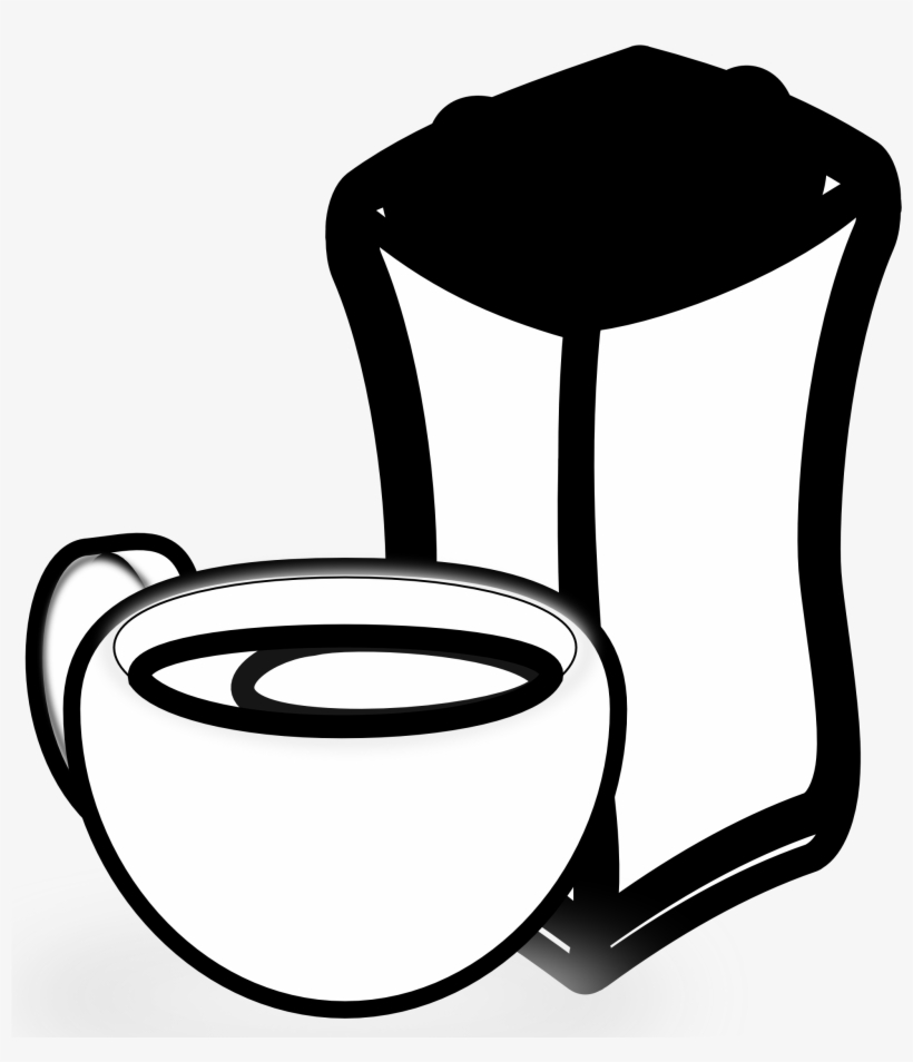 28 Collection Of Coffee Bean Clipart Black And White - Clip Art, transparent png